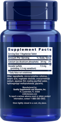 Life Extension Vanadyl Sulfate