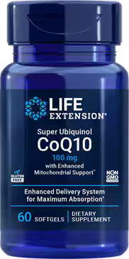 Life Extension 100mg Super Ubiquinol CoQ10 with Enhanced Mitochondrial Support™