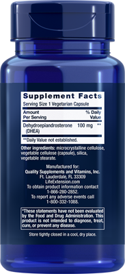 Life Extension DHEA 100mg