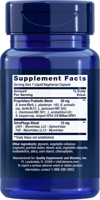Life Extension FLORASSIST® Probiotic GI with Phage Technology