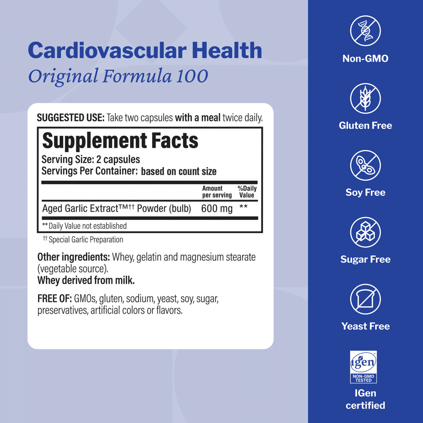 Kyolic Cardiovascular Health Formula 100