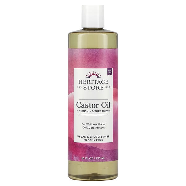 Heritage Castor Oil (Hexane-Free Cold-Presssed)