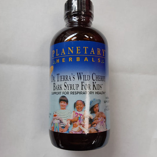 Planetary Herbals Dr Tieras Wild Cherry Bark Syrup Kids (4 oz)