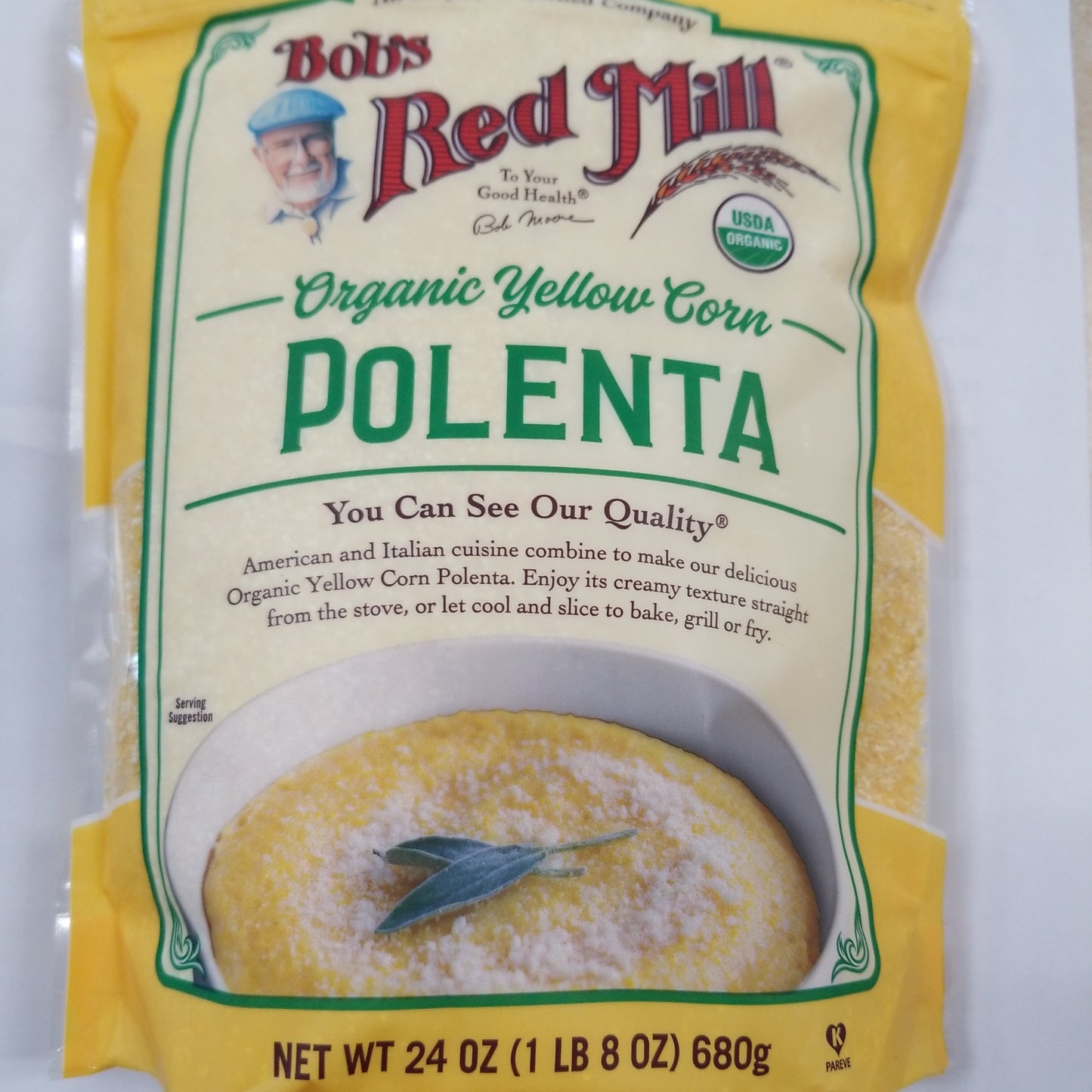 Bob's red mill polenta organic 24oz