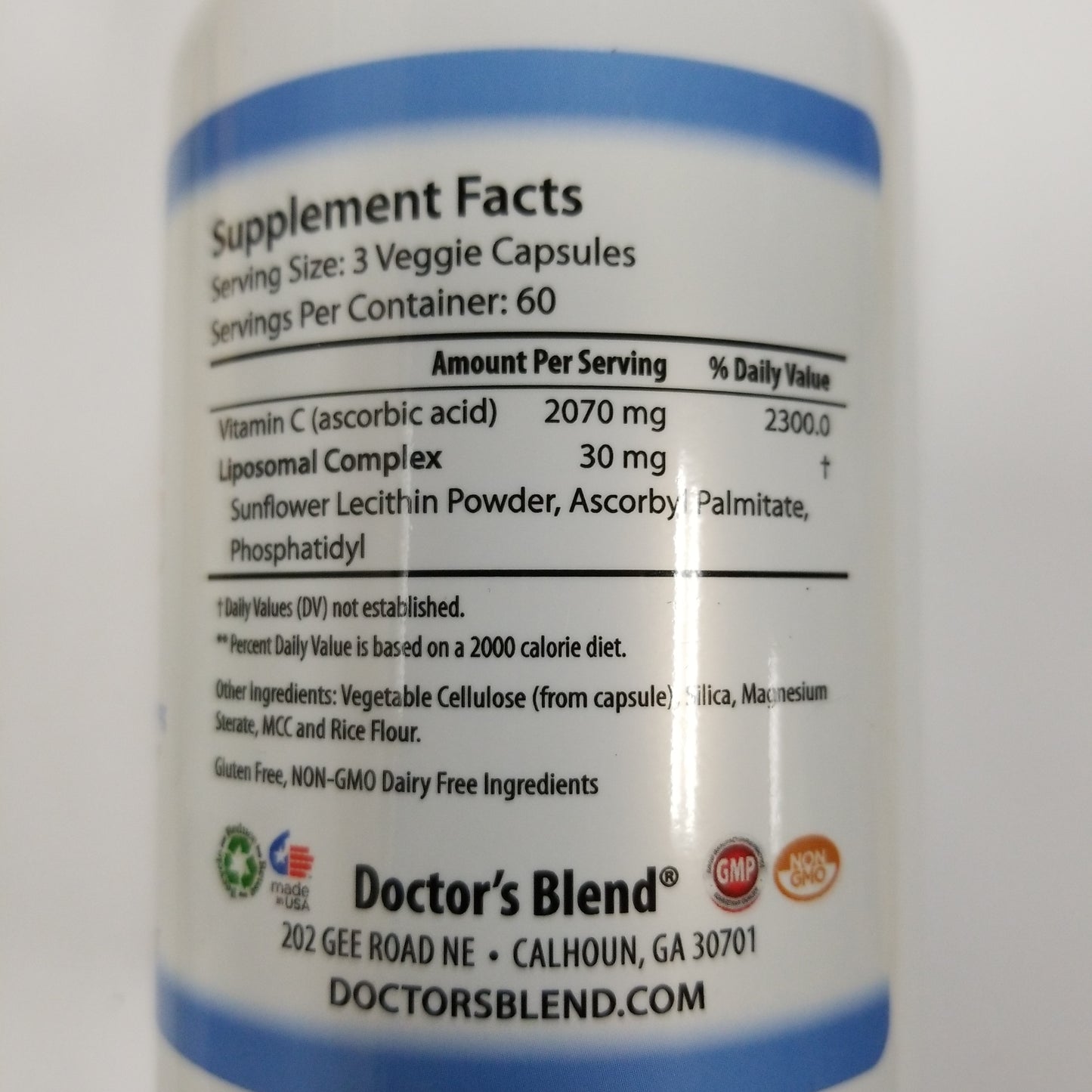 Doctors blend liposomal vitamin C (180 cap)