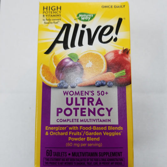 Natures Way Alive Women 50+ Ultra Potency 1 Daily (60 Tabs)