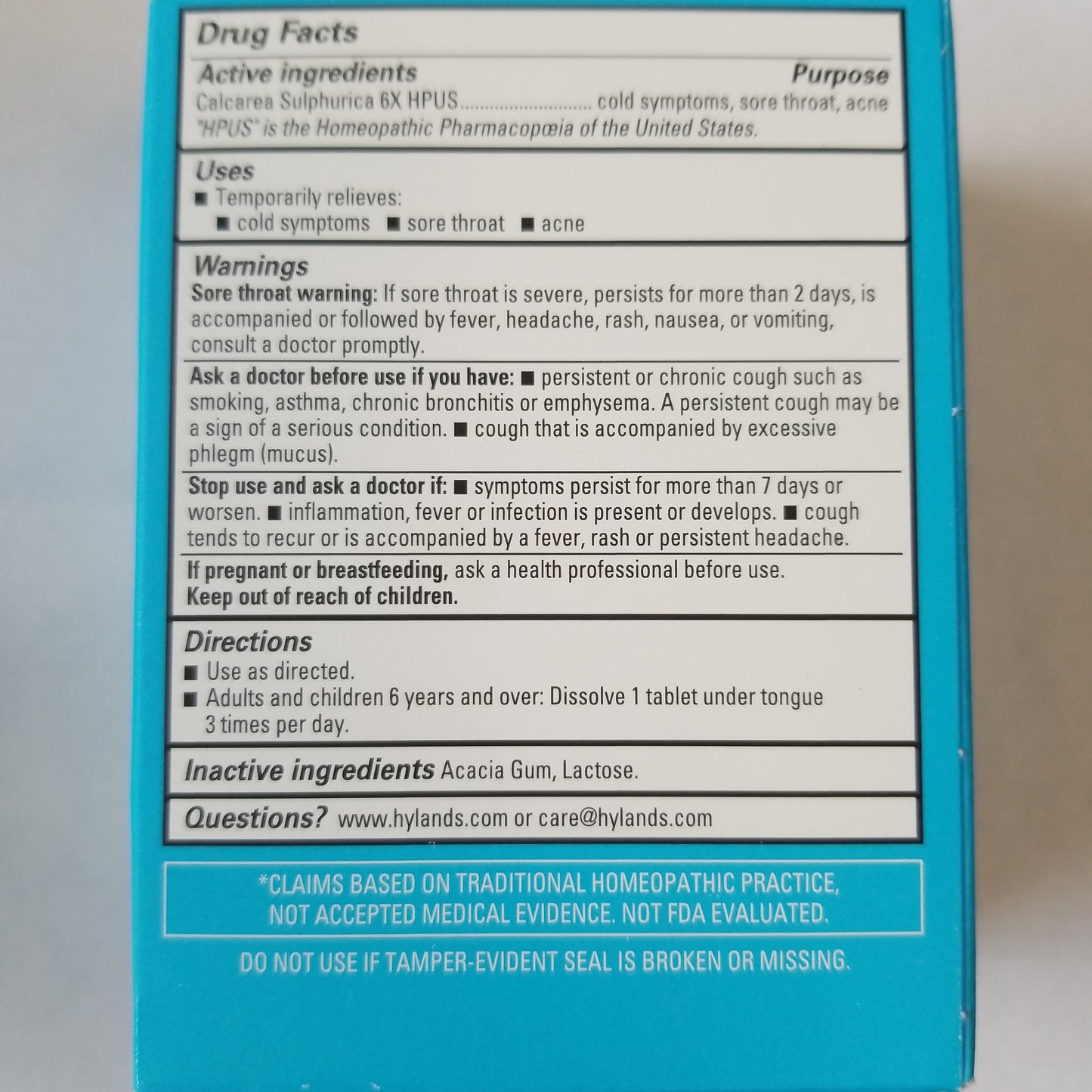 Hylands Cell Salts (100 tabs)