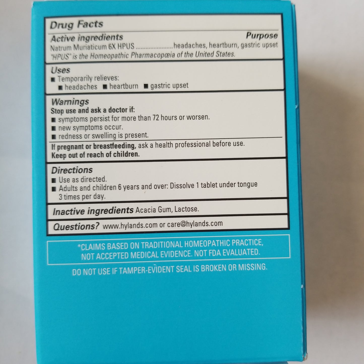 Hylands Cell Salts (100 tabs)