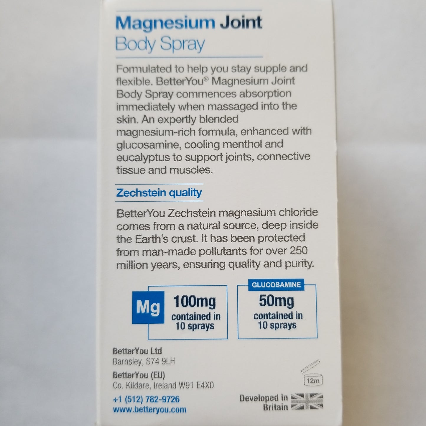 BetterYou magnesium joint spray