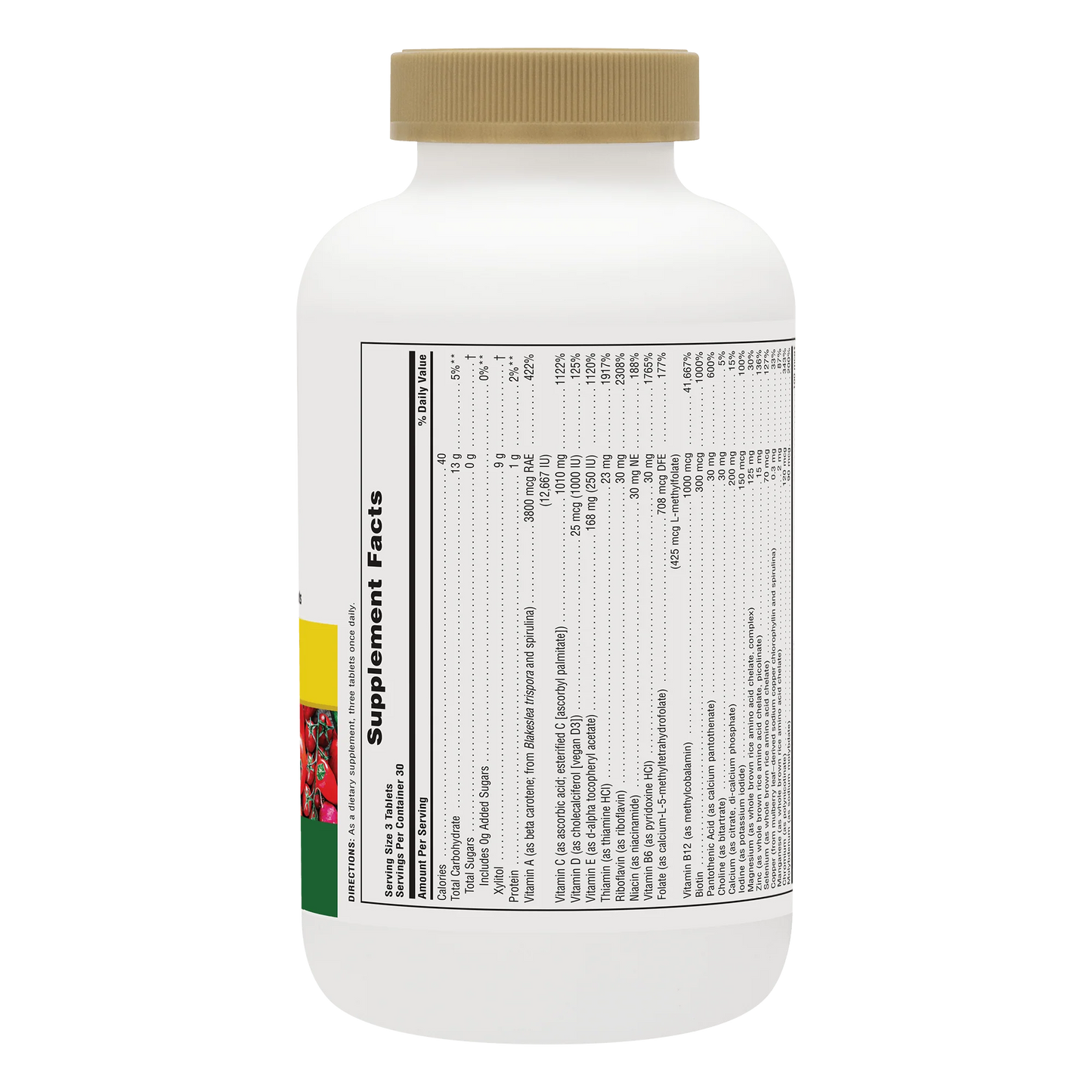 Nature's Plus Source of Life® GOLD Multivitamin Tropical Fruit Chewables (90 Chews)