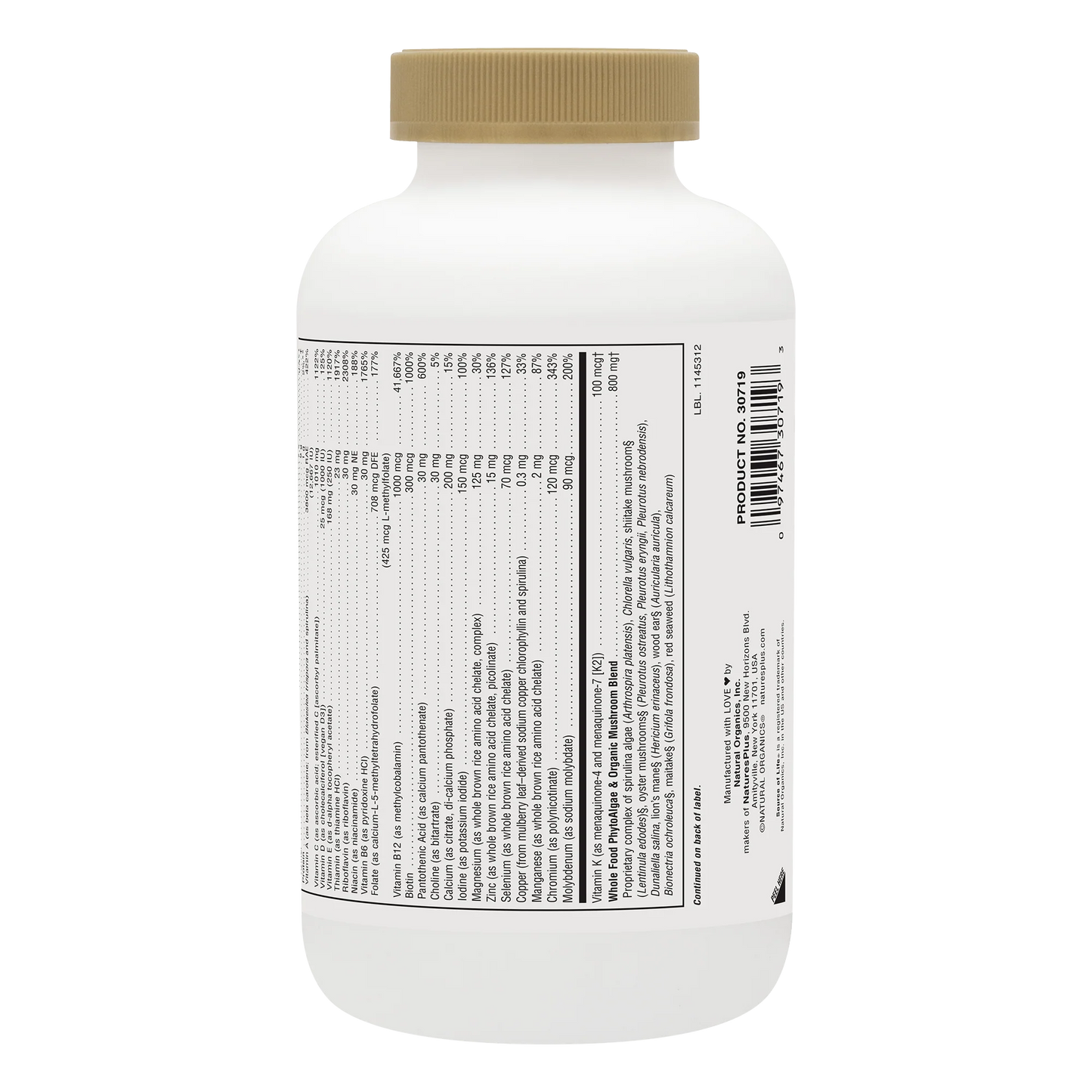 Nature's Plus Source of Life® GOLD Multivitamin Tropical Fruit Chewables (90 Chews)