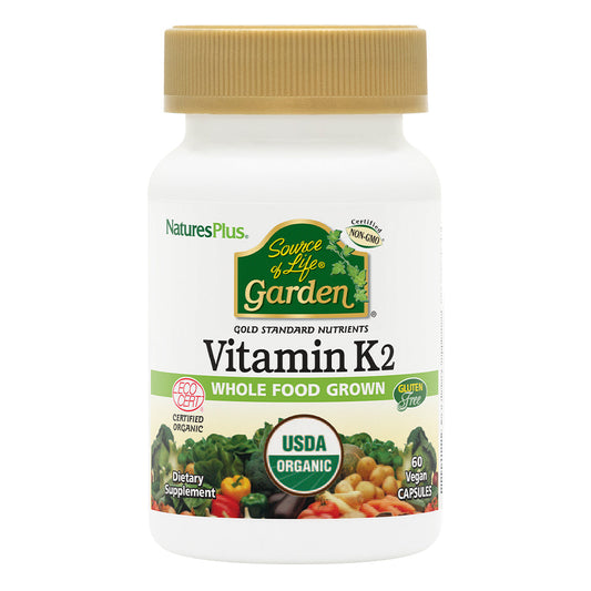 Nature's Plus Source of Life® Garden Vitamin K2 120 mcg Capsules