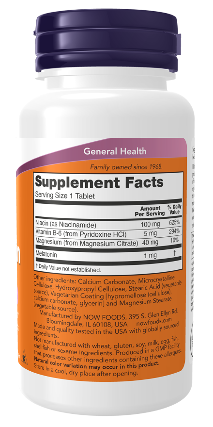 NOW Melatonin 1 mg (100 Tablets)