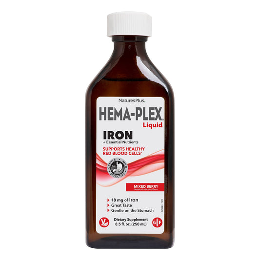 Nature's Plus HEMA-PLEX® Liquid Iron 8.5oz