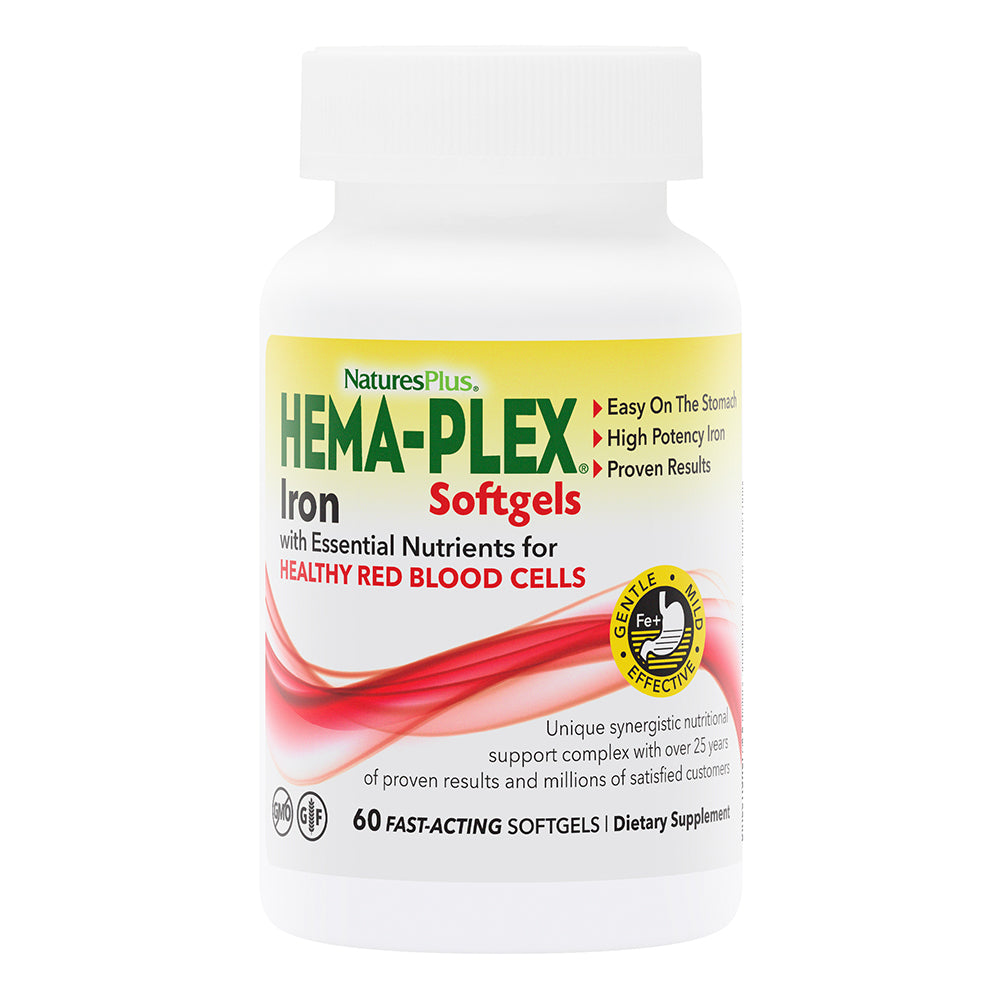 Nature's Plus HEMA-PLEX® Iron Softgels