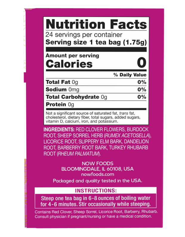 NOW Ojibwa Tea (24 Tea Bags)