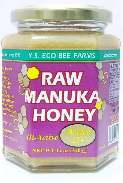 Y.S. Organics Bee Farms Raw Manuka Honey Active 15+ (12 oz)