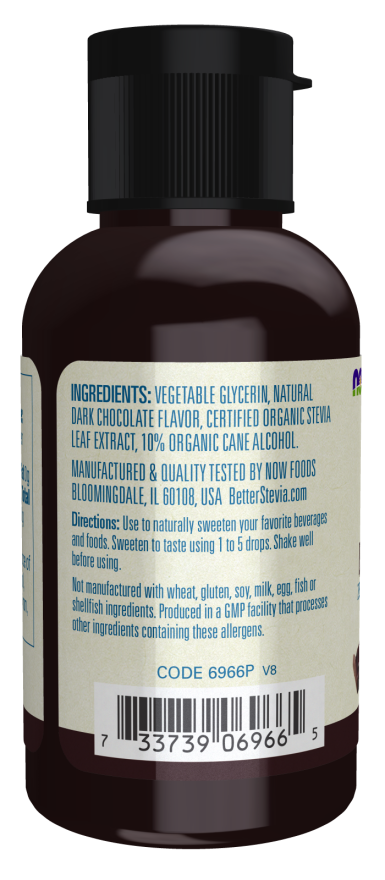 NOW BetterStevia® Liquid, Dark Chocolate (2 fl oz)