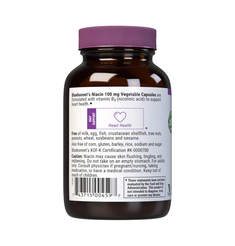Bluebonnet Niacin 100mg