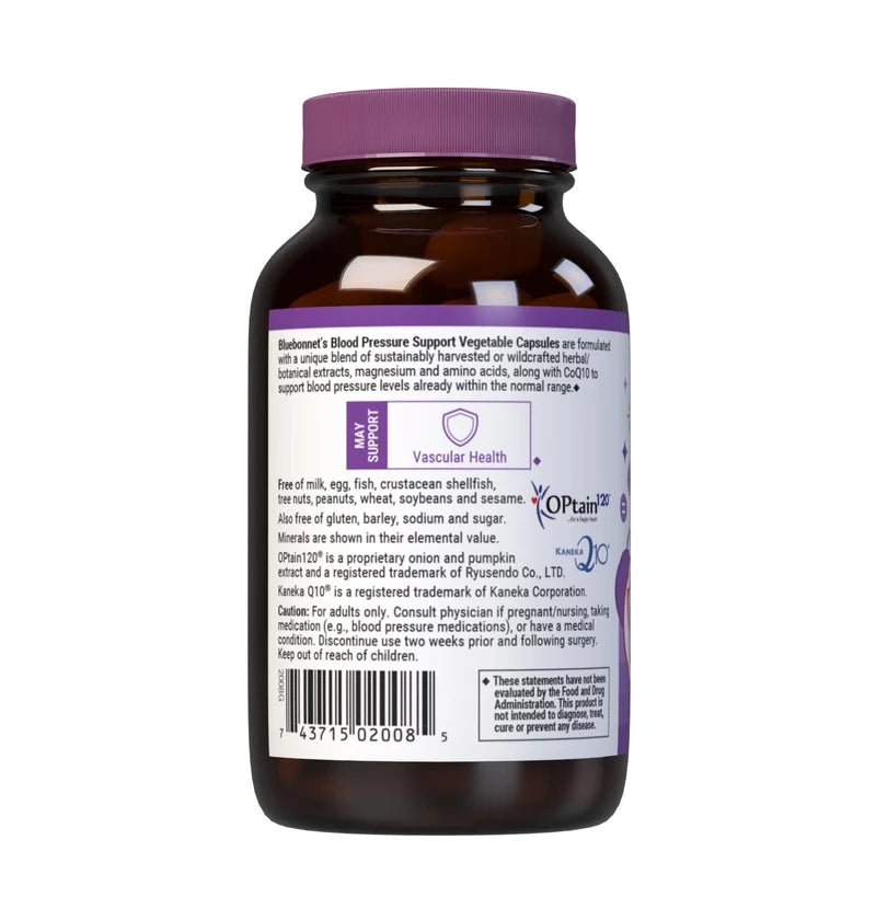 Bluebonnet BLOOD PRESSURE SUPPORT (60 Veg Caps)