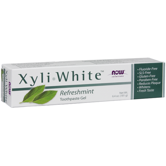 NOW XyliWhite™ Refreshmint Toothpaste Gel (6.4 oz)
