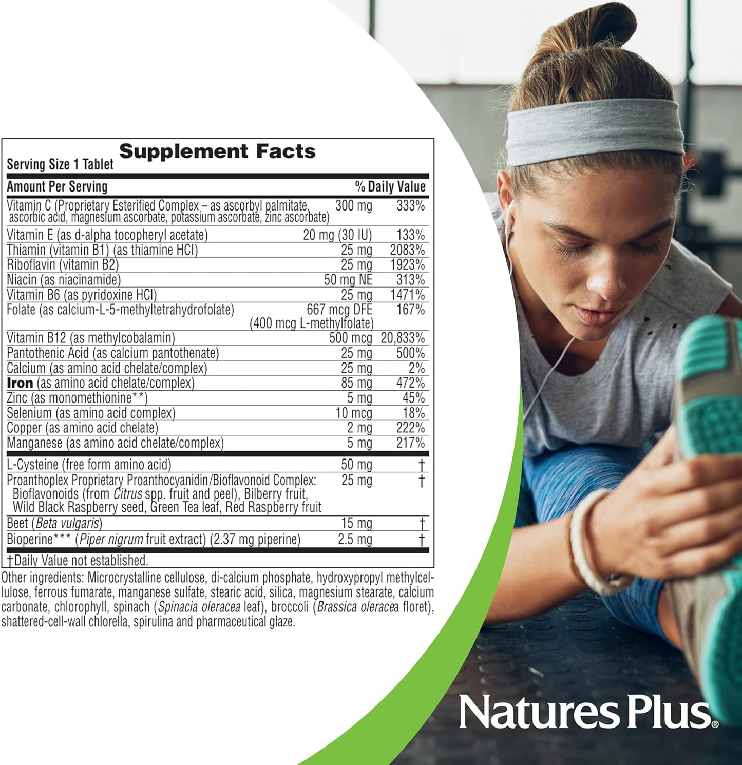 Nature's Plus HEMA-PLEX® Slow-Release Tablets (30 Count)