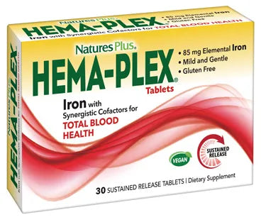 Nature's Plus HEMA-PLEX® Slow-Release Tablets (30 Count)
