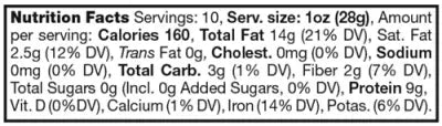Inspired Organics Organic Raw Pumpkin Seeds