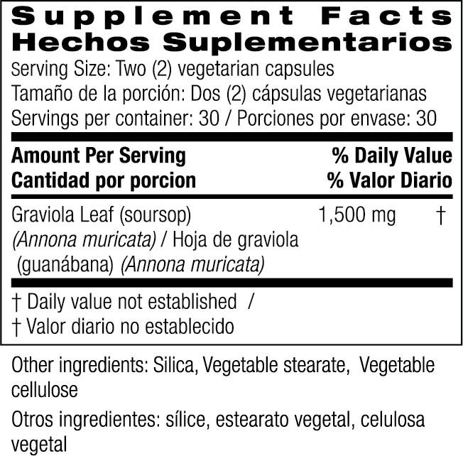 Bio Nutrition Graviola (60 Veg Caps)
