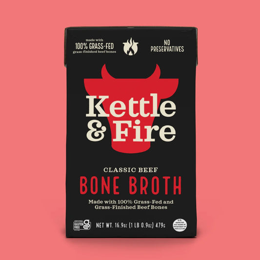 Kettle & Fire Beef Bone Broth 16.9oz