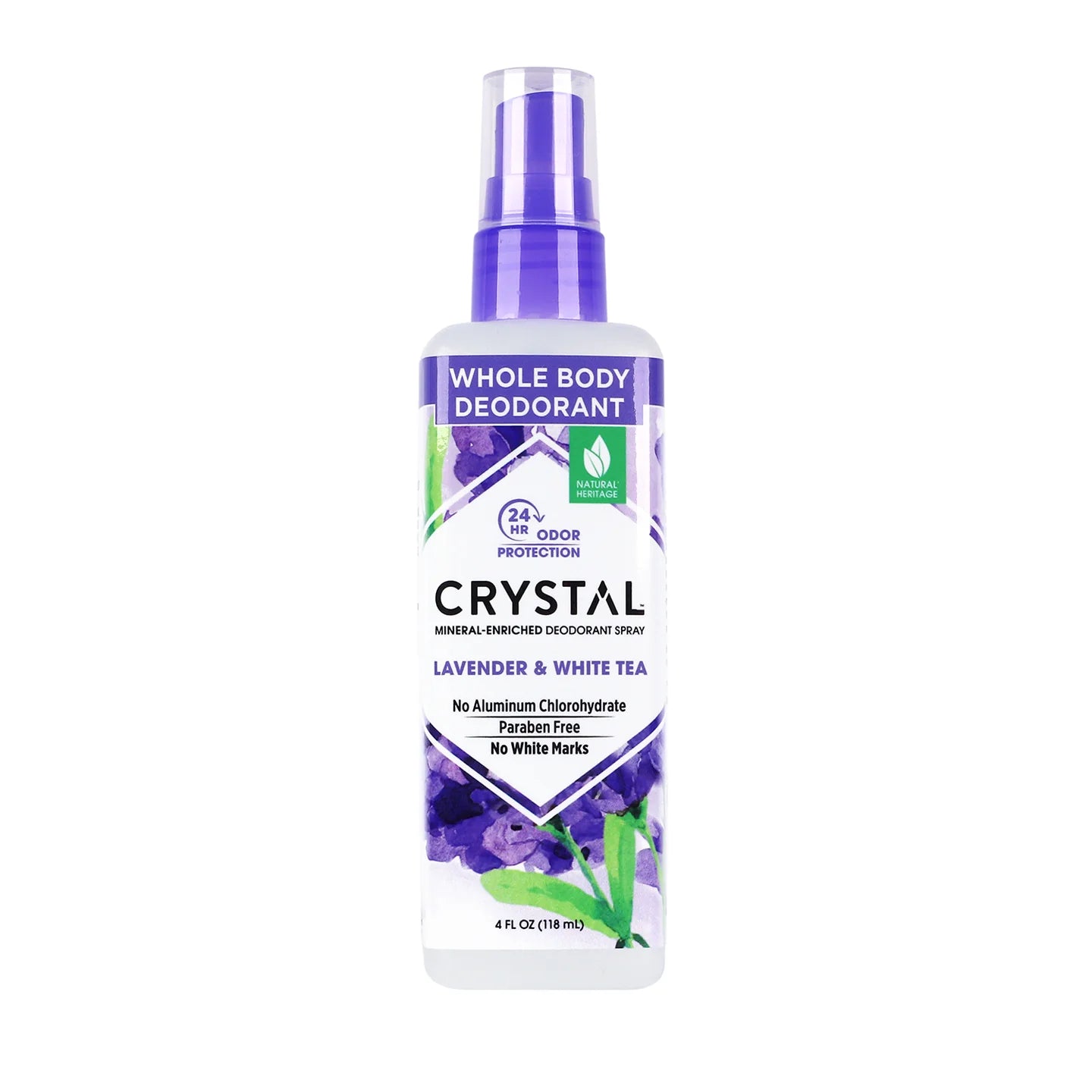 Crystal Mineral Deodorant Spray - Lavender & White Tea