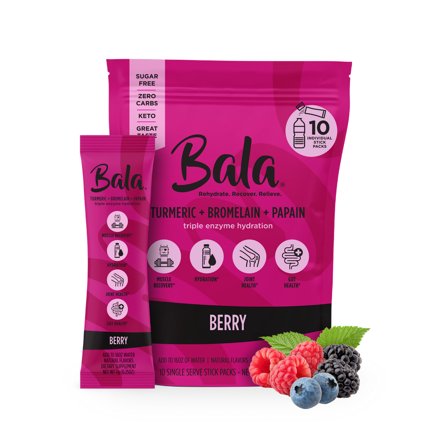 Bala Total Body Wellness Drink Mix (Berry)