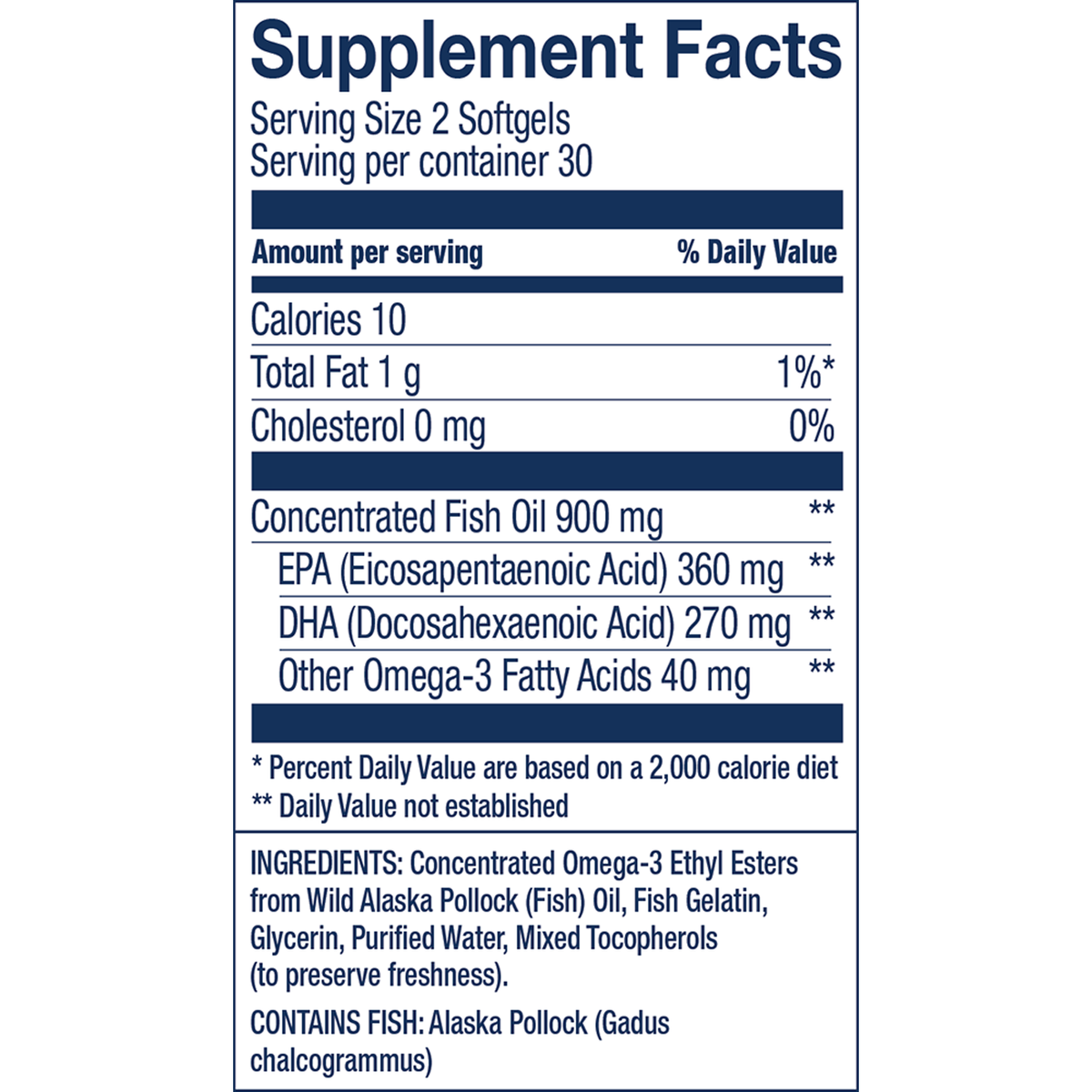 Wileys Finest Easy Swallow Omega Softgels