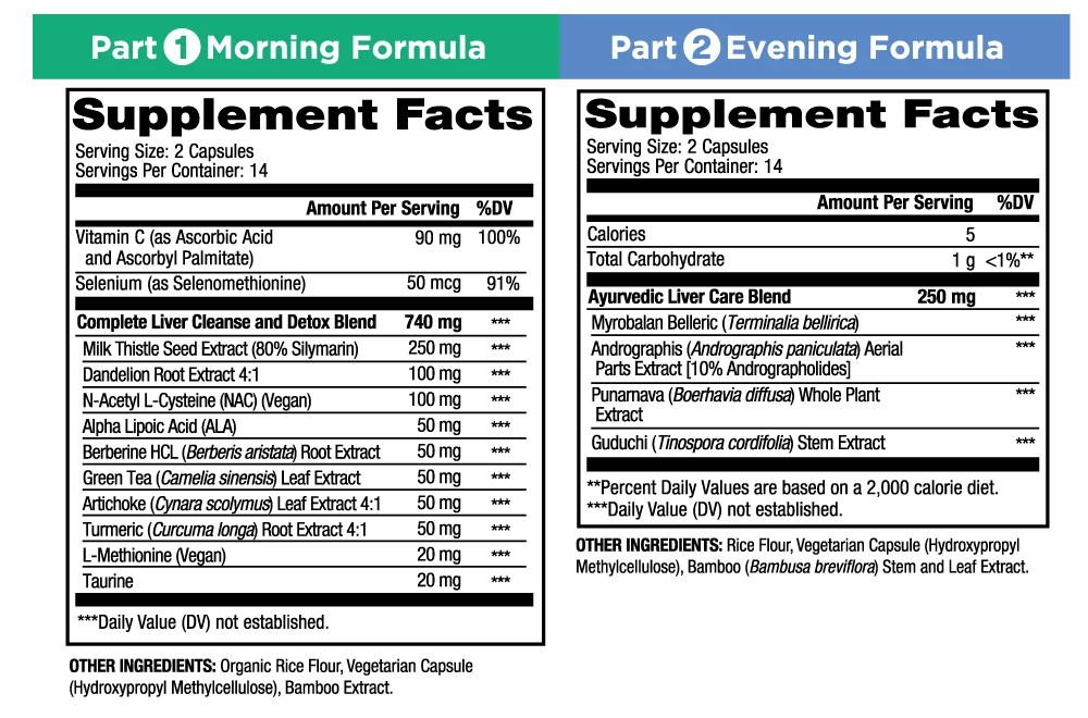 Vital Planet Vital LiverPURE 2-Part, 14-Day Kit