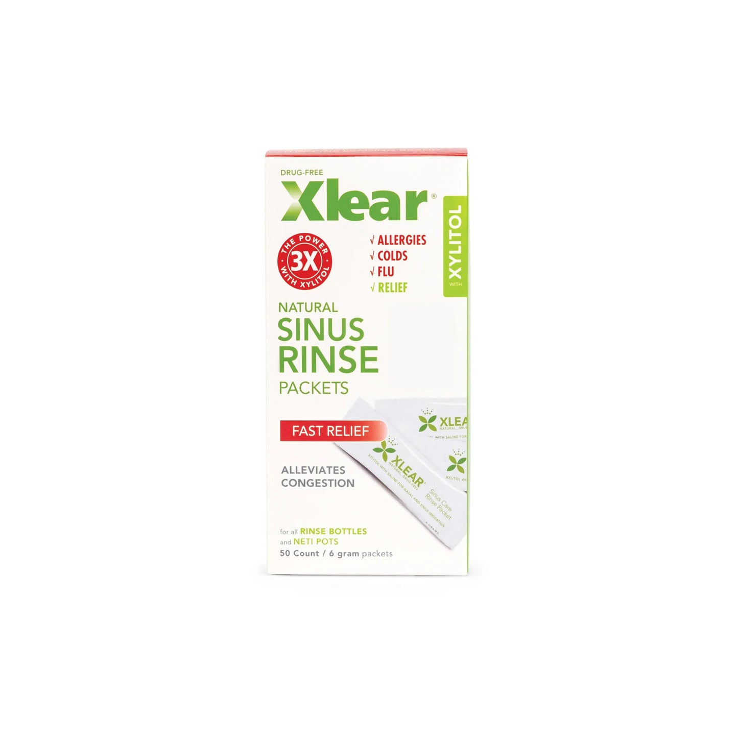 Xlear Sinus Care Solution (50 Packets)