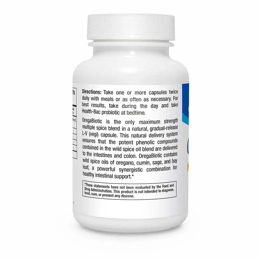 North American Herb & Spice OregaBiotic (60 Gradual Release L-V Caps)