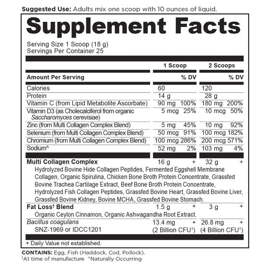 Ancient Nutrition Multi Collagen Advanced Lean Cinnamon