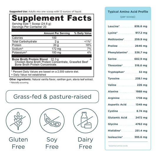 Ancient Nutrition Bone Broth Protein (Vanilla)