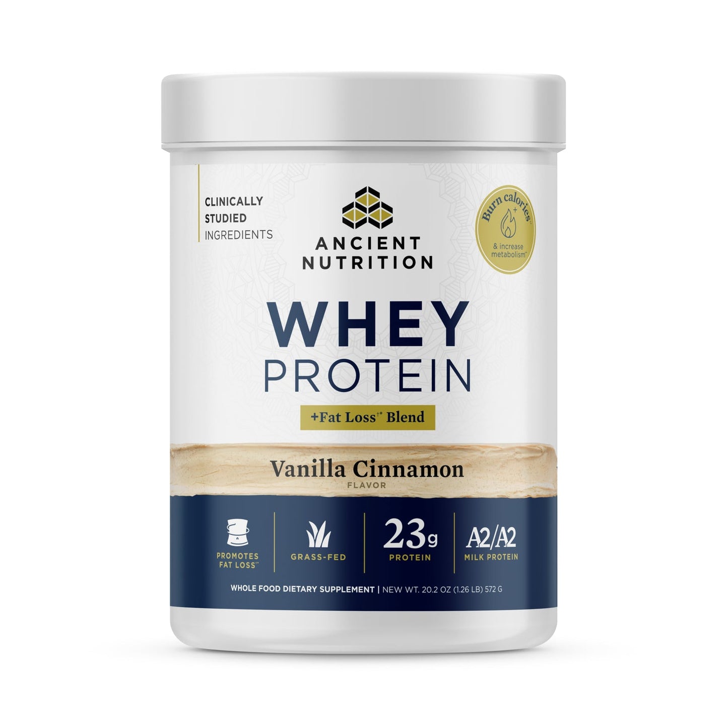 Ancient Nutrition Whey Protein (Vanilla Cinnamon)