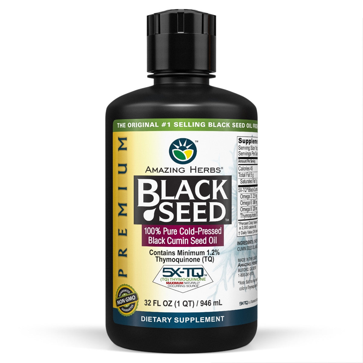 Amazing Herbs Premium Black Seed Oil