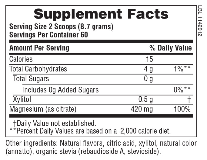 Nature's Plus KalmAssure® Magnesium Powder - Orange