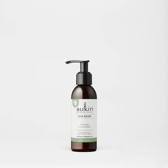 Sukin Skin Relief Cream Facial Cleanser 4.23 fl. oz.