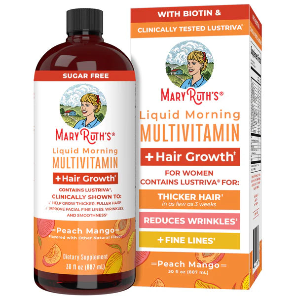 Mary Ruth's Liquid Morning Multivitamin + Hair Growth 30 fl oz
