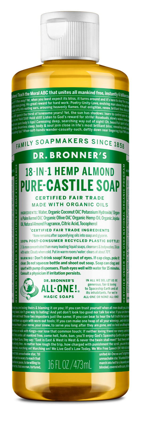 Dr Bronner's Pure Castile Soaps