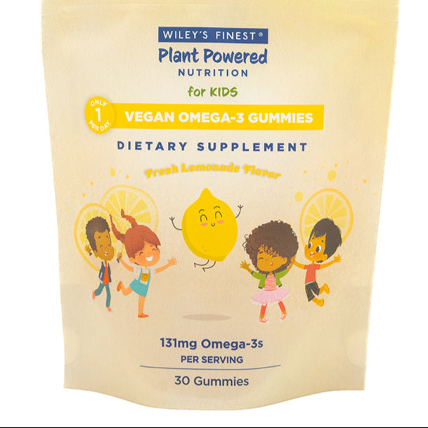 Wiley's Finest Vegan Omega-3 Gummies for Kids