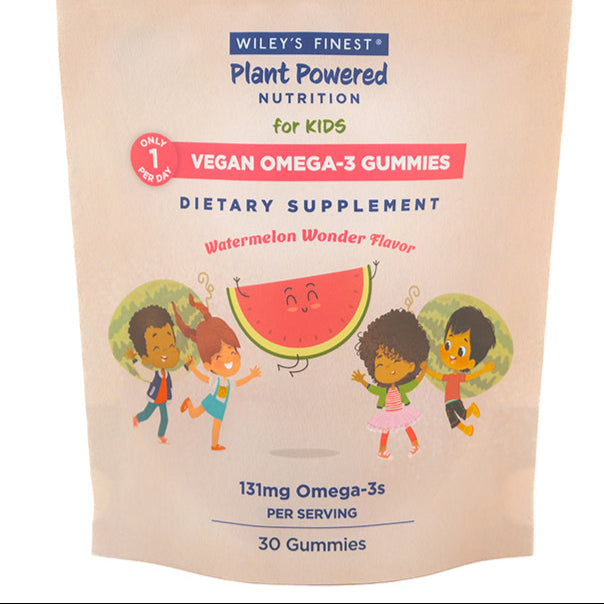 Wiley's Finest Vegan Omega-3 Gummies for Kids