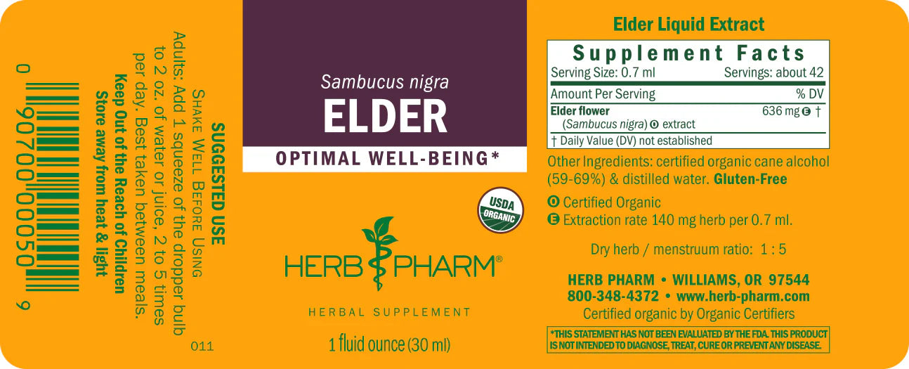 Herb Pharm Elder 1 fl oz