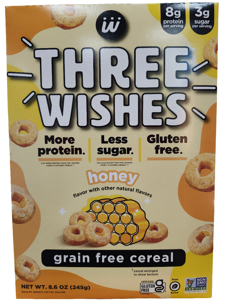 Three Wishes Honey Grain Free Cereal