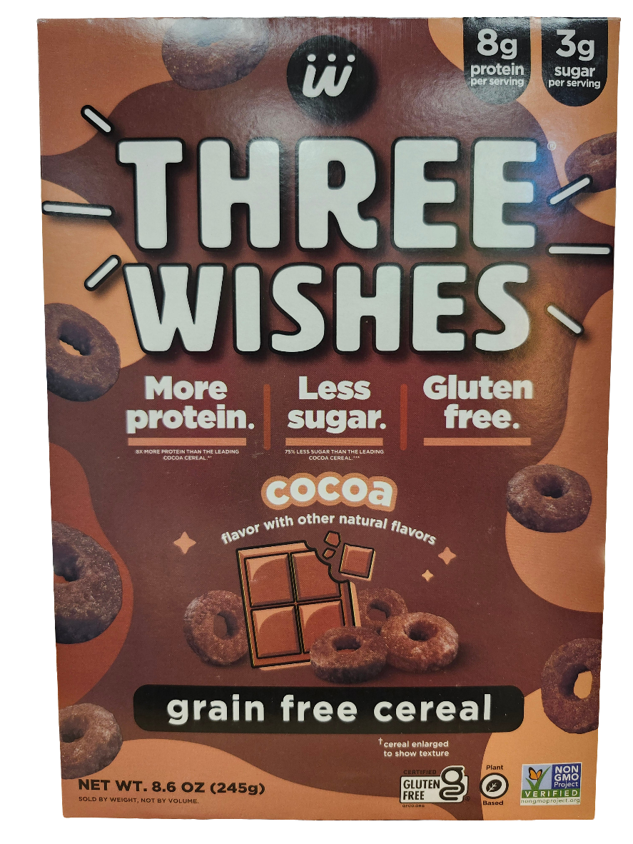 Three Wishes Cocoa Grain Free Cereal