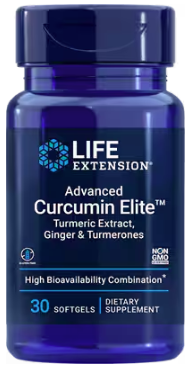 Life Extension Advanced Curcumin Elite™ Turmeric Extract, Ginger & Turmerones (30 Softgels)